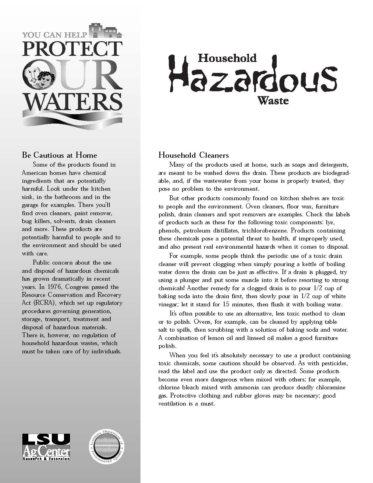 Household Hazardous Waste