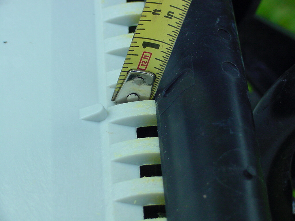 thickness of plastic hopper bottom