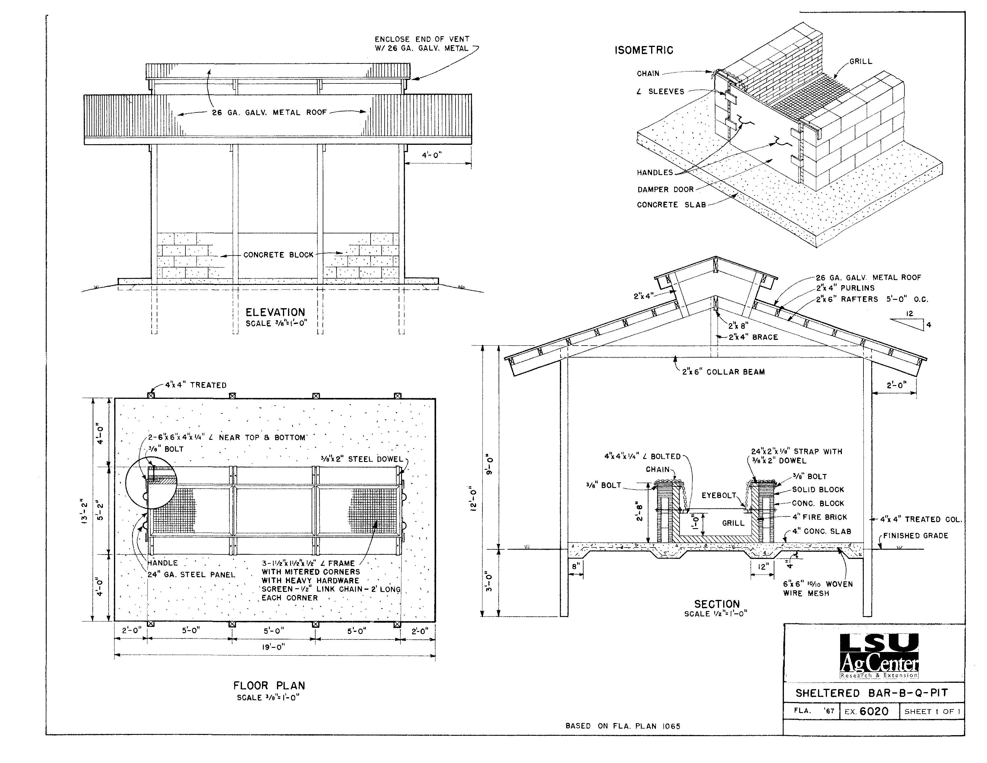 Sheltered B-B-Que Pit