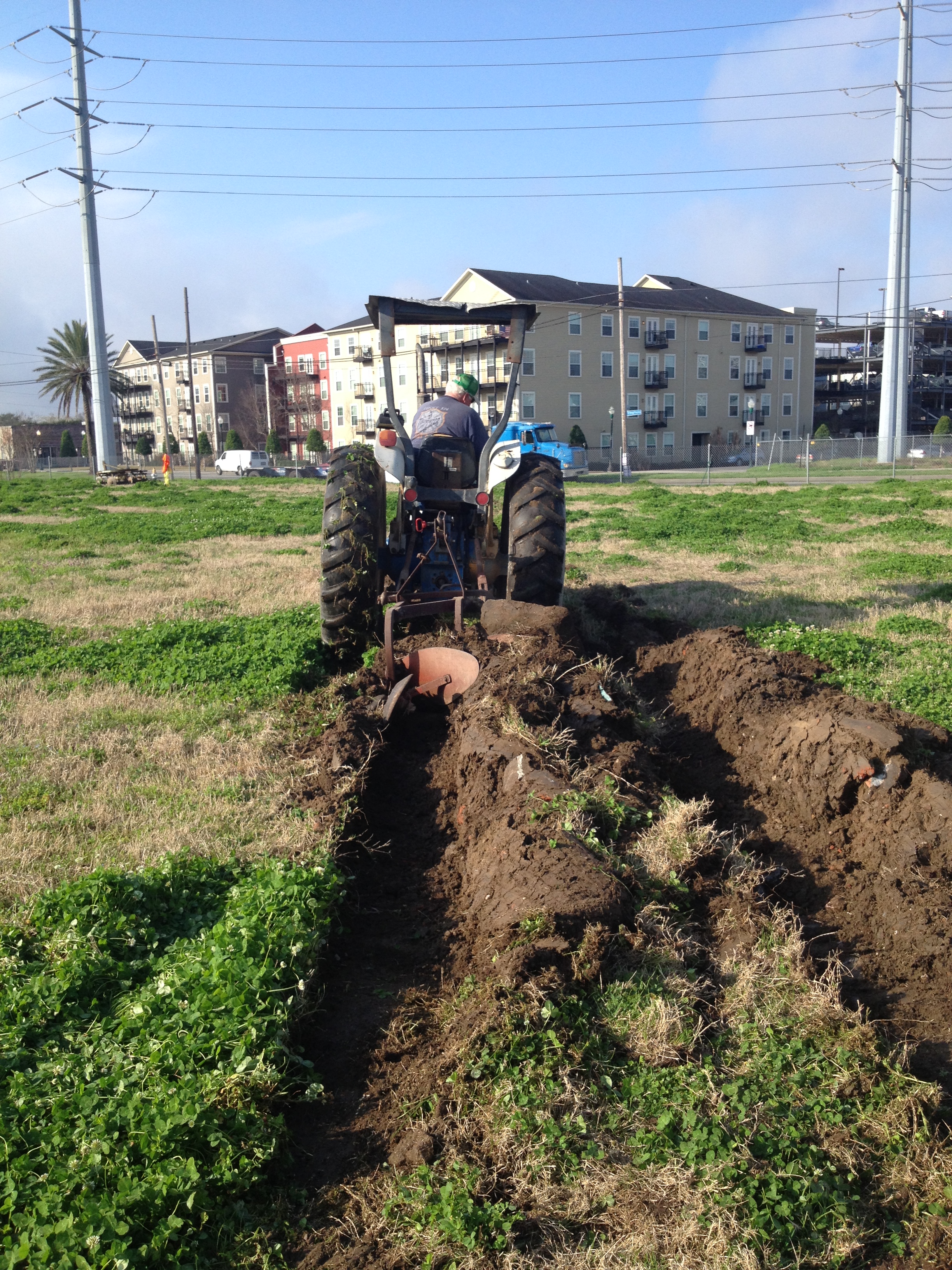 first plowing