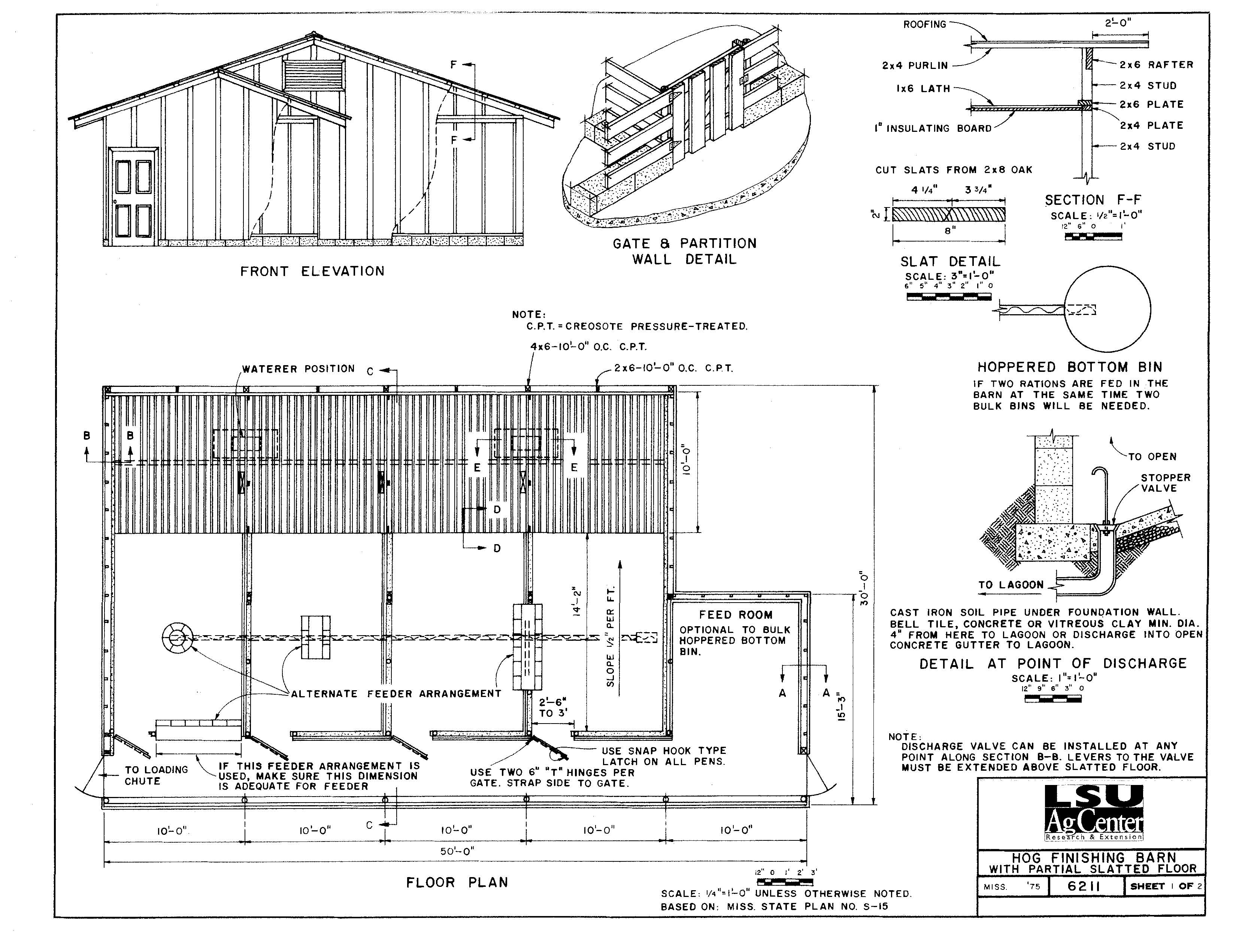 Hog Finishing Barn