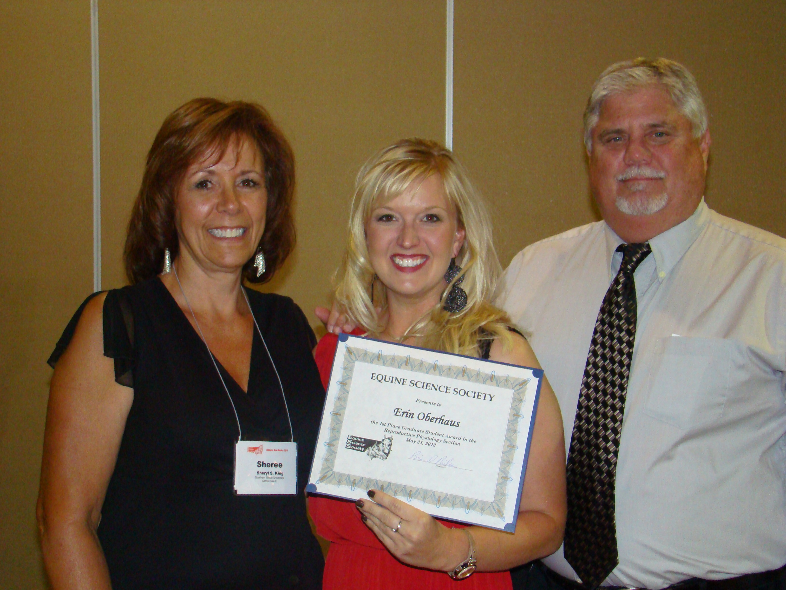 Animal Science student wins first place at ESS