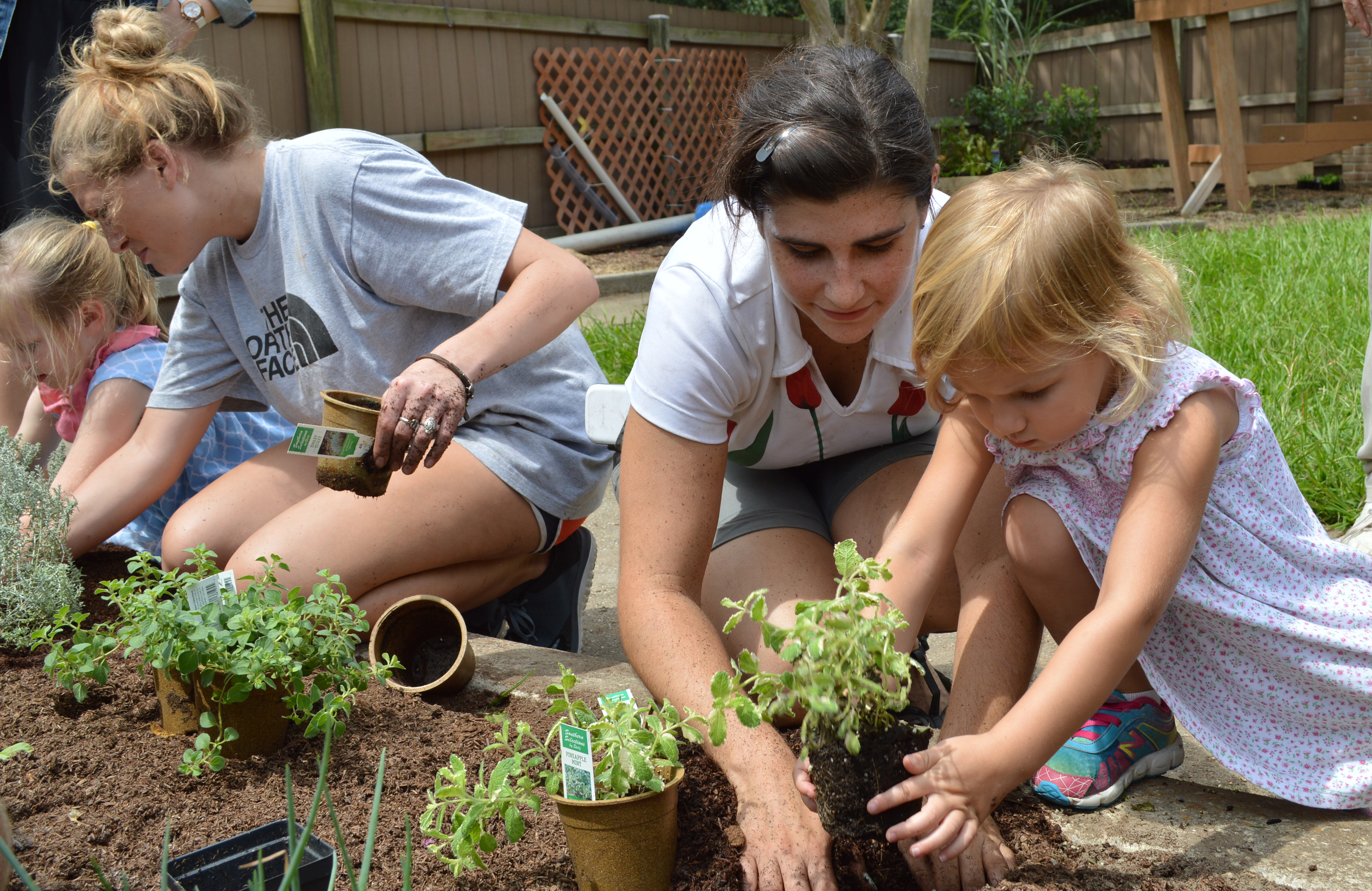 LSU class helps preschool plant learning gardens