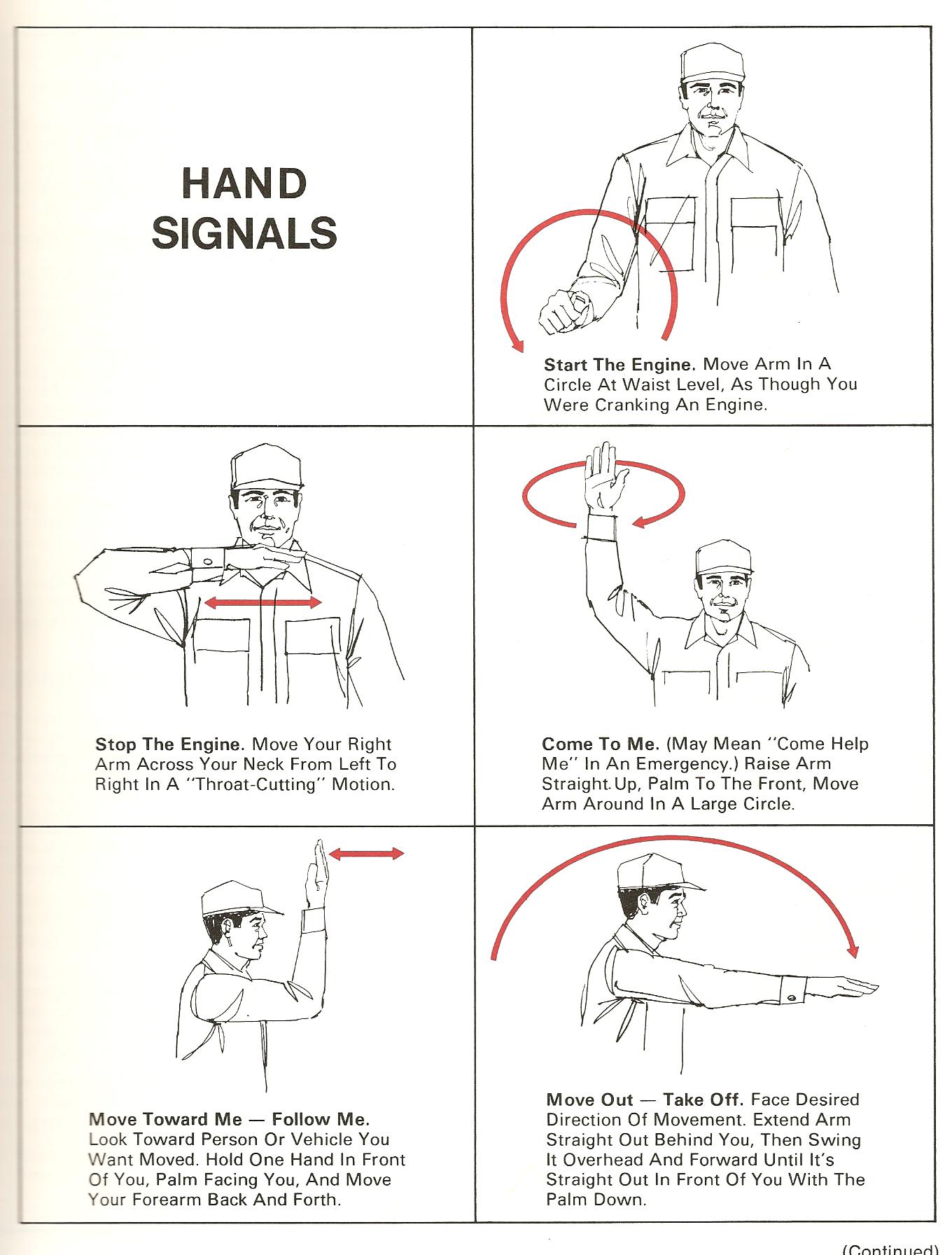 Hand Signals