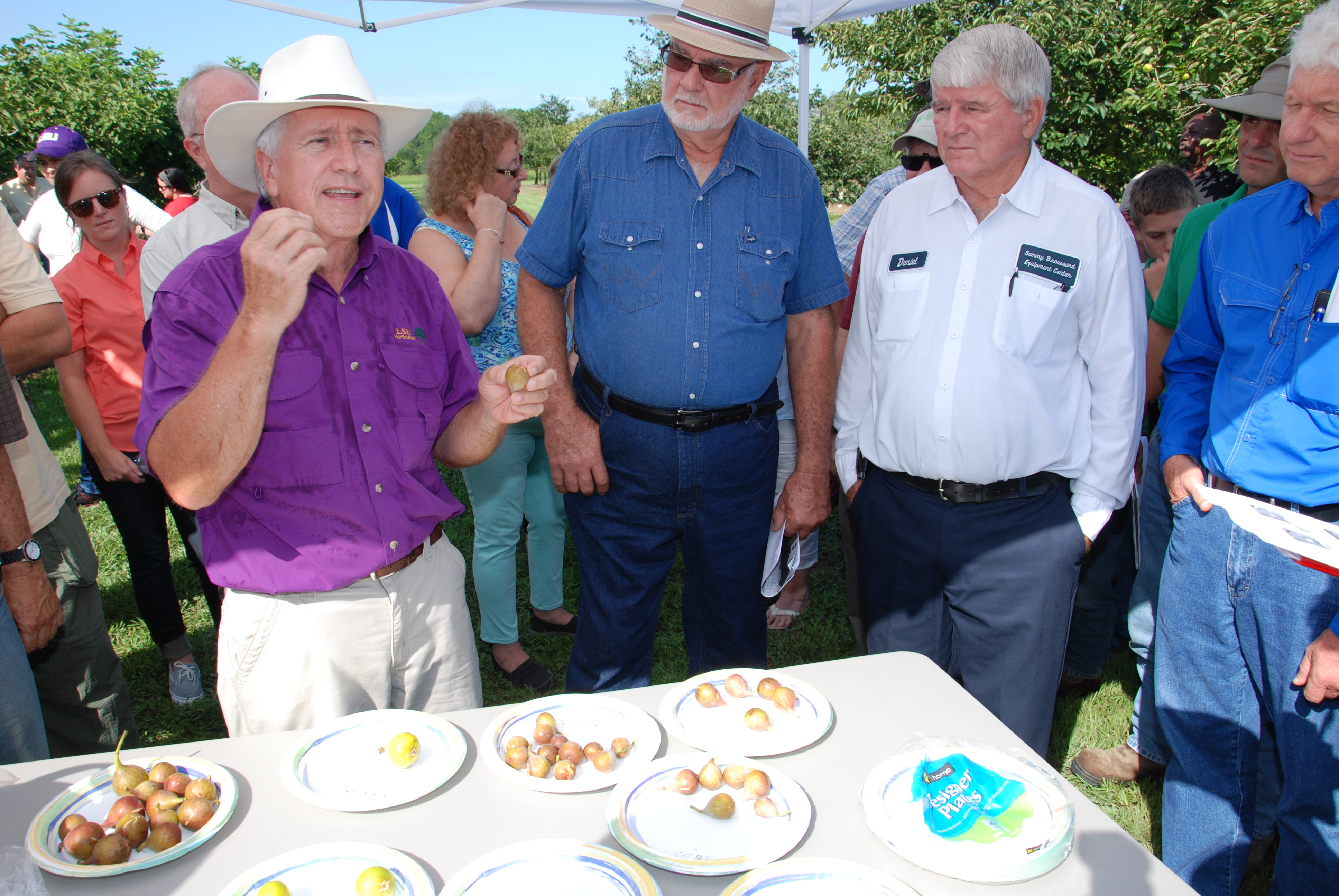 Rain, disease topics of field day