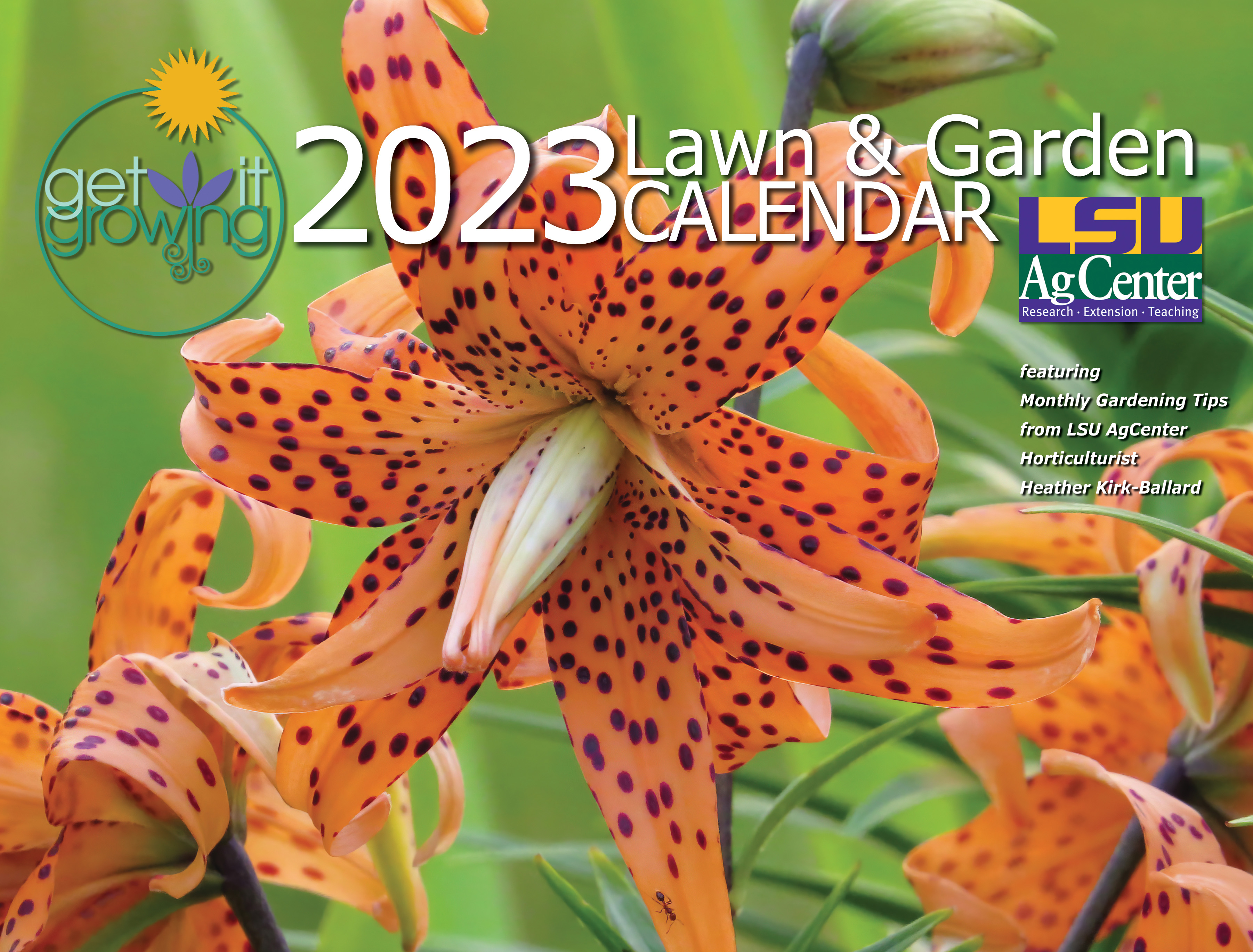 Get It Growing calendar provides inspiration and information throughout 2023