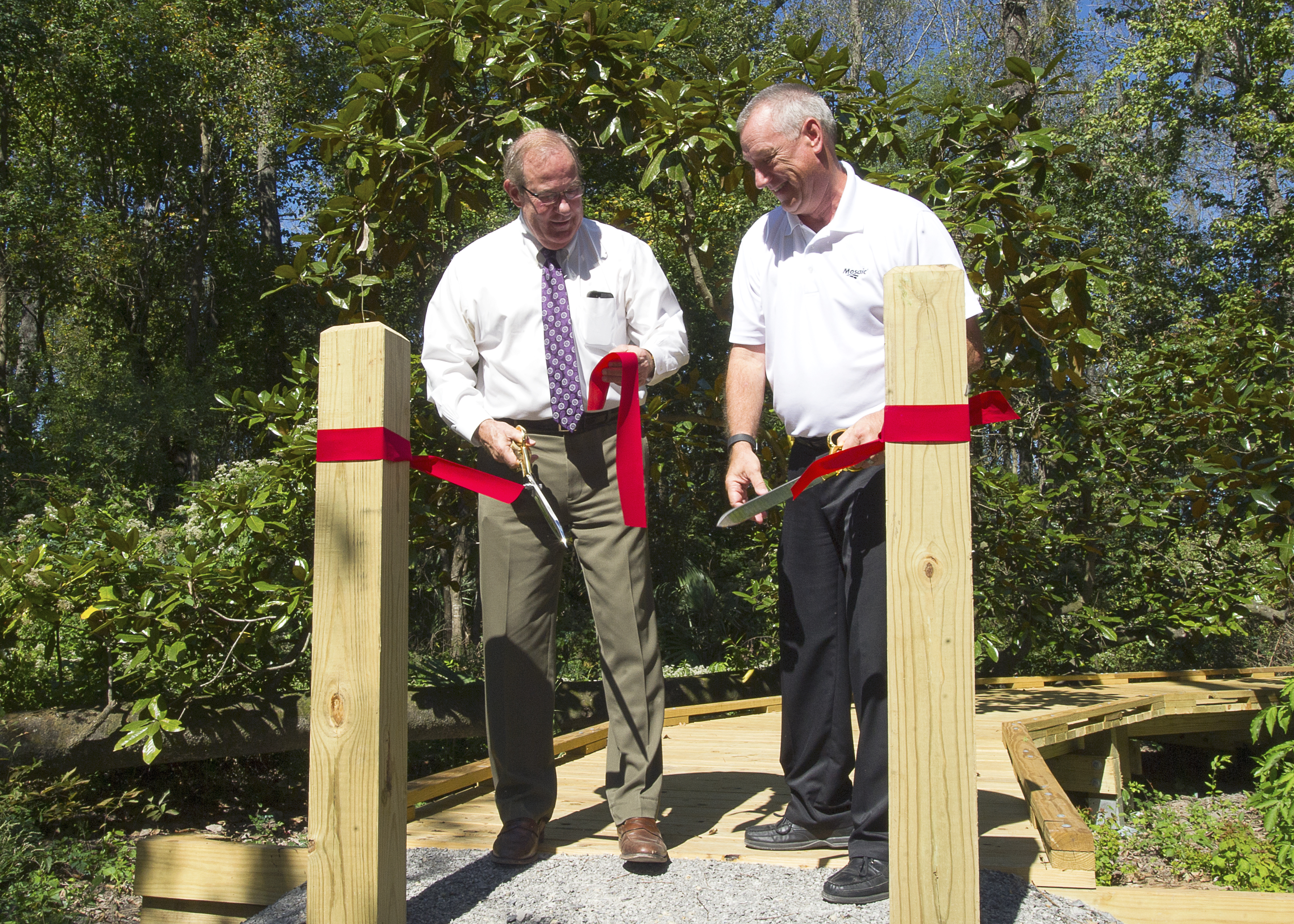 New LSU AgCenter wetlands program kicks off with boardwalk ribbon cutting