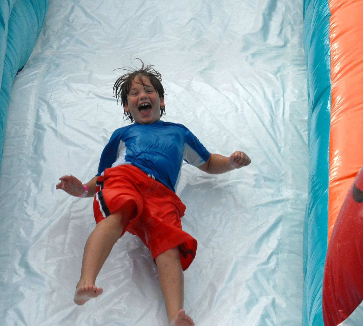 water slide