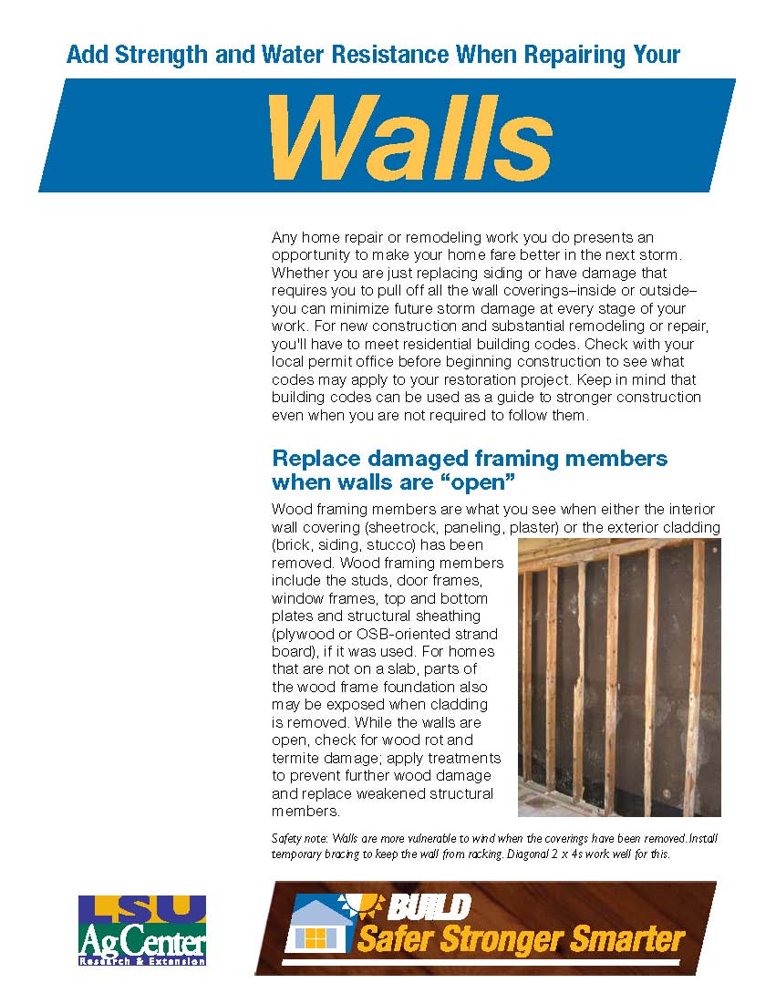 Build Safer, Stronger, Smarter: Add Strength and Water Resistance When Reparing Your Walls
