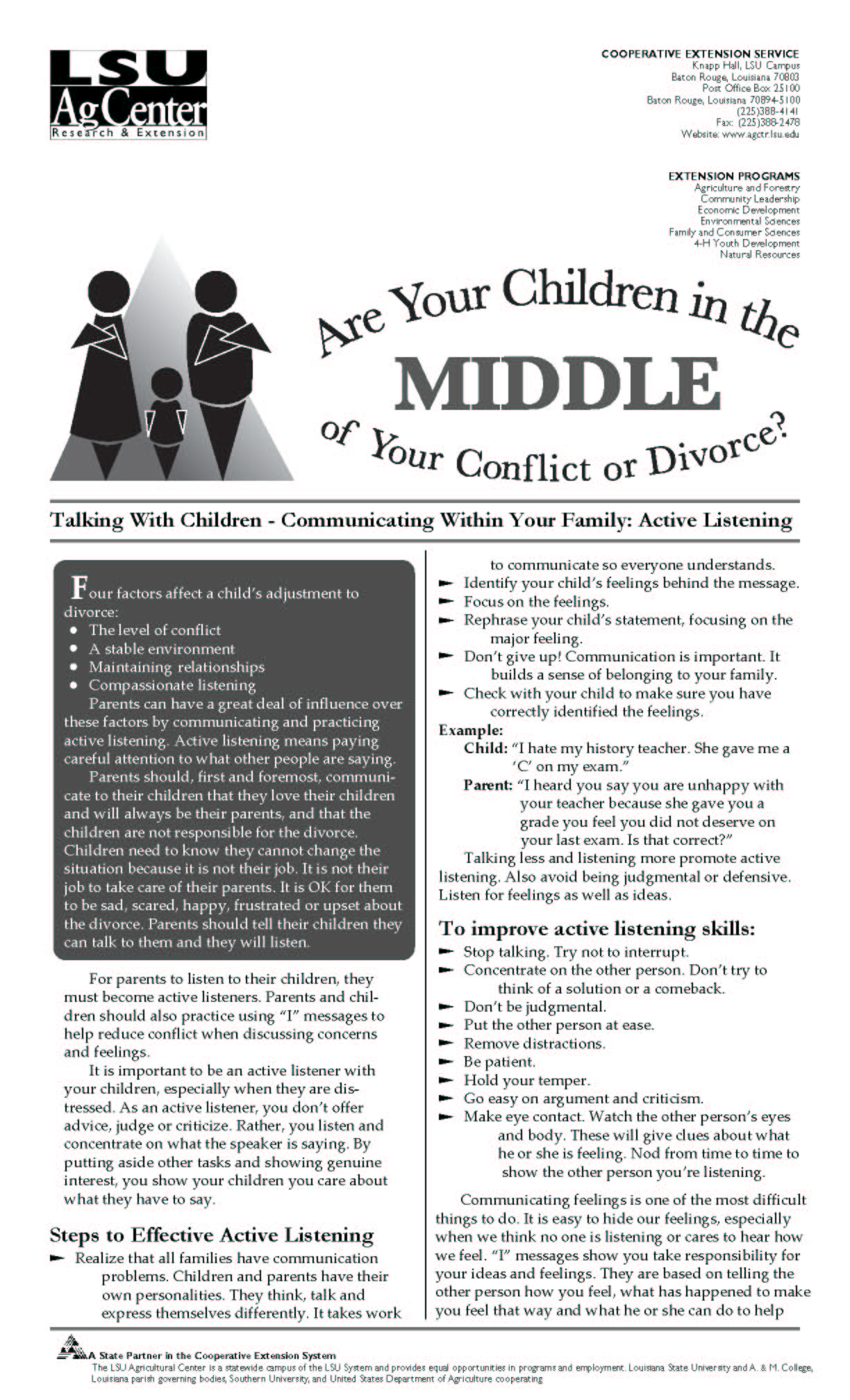 Children in the Middle Series: Active Listening