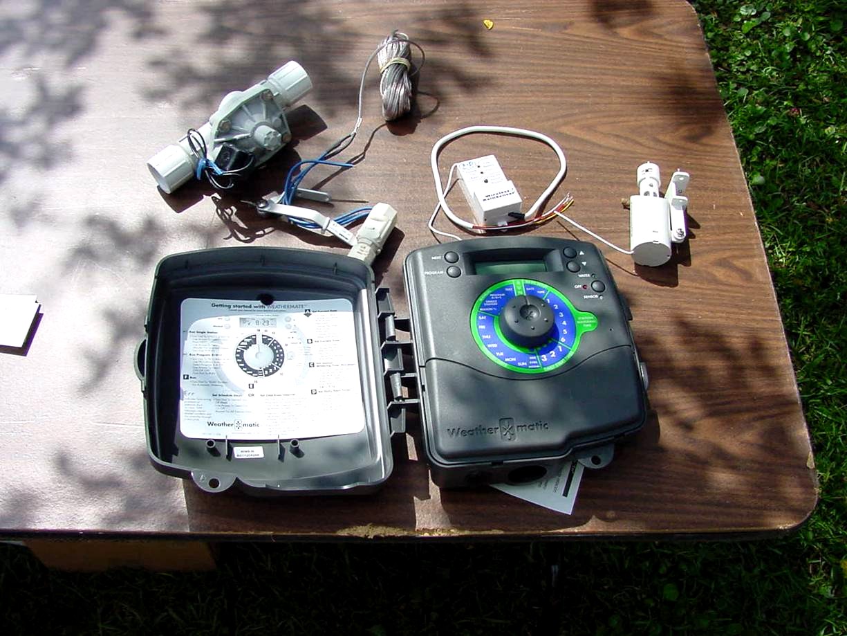 Picture of irrigation programmer.