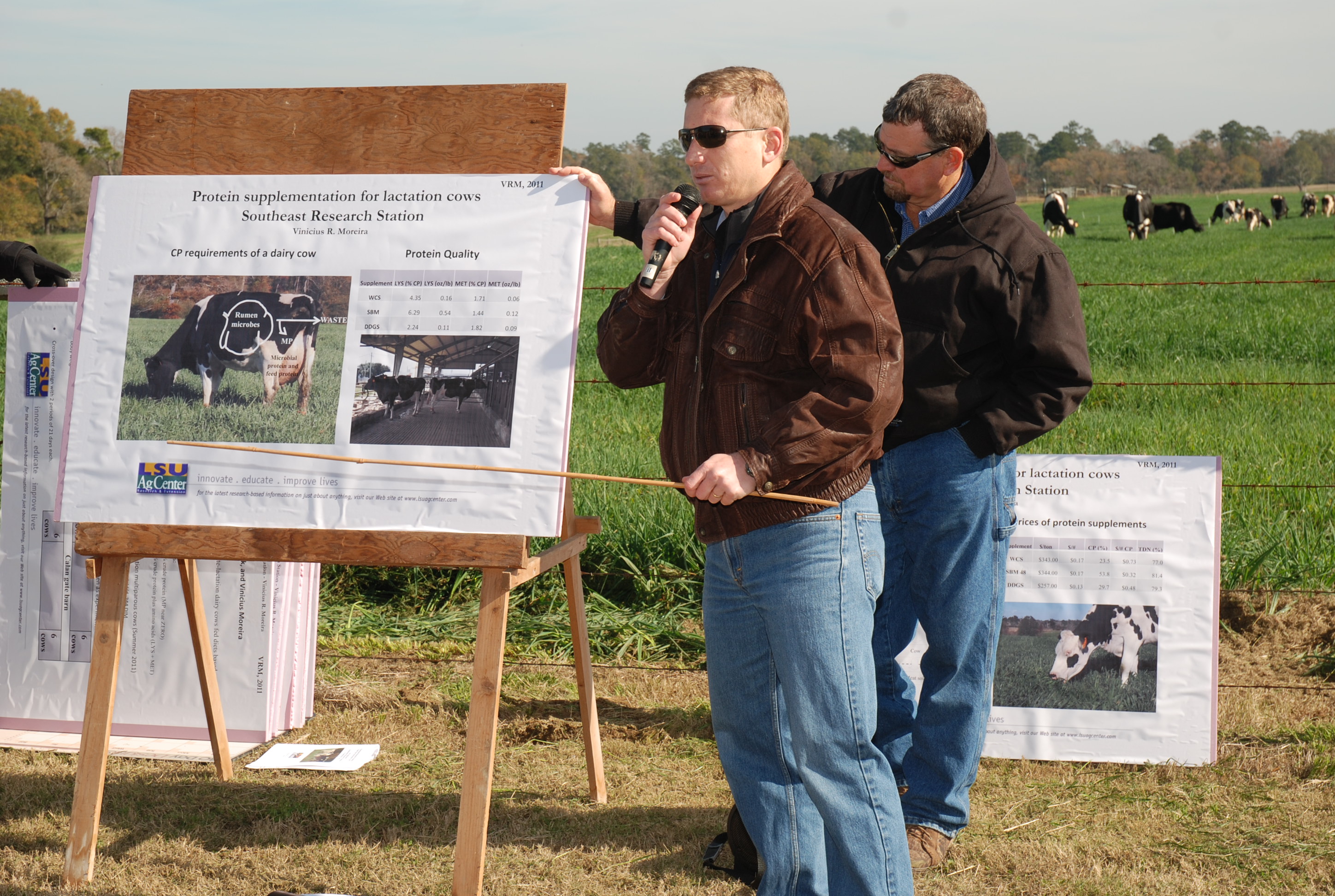 Dairy farmers hear production information at field day