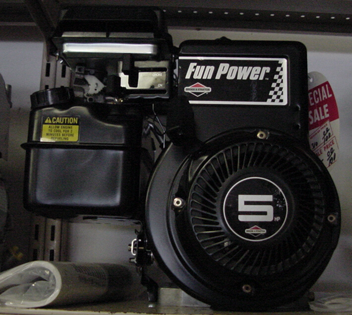 horizontal shaft engine
