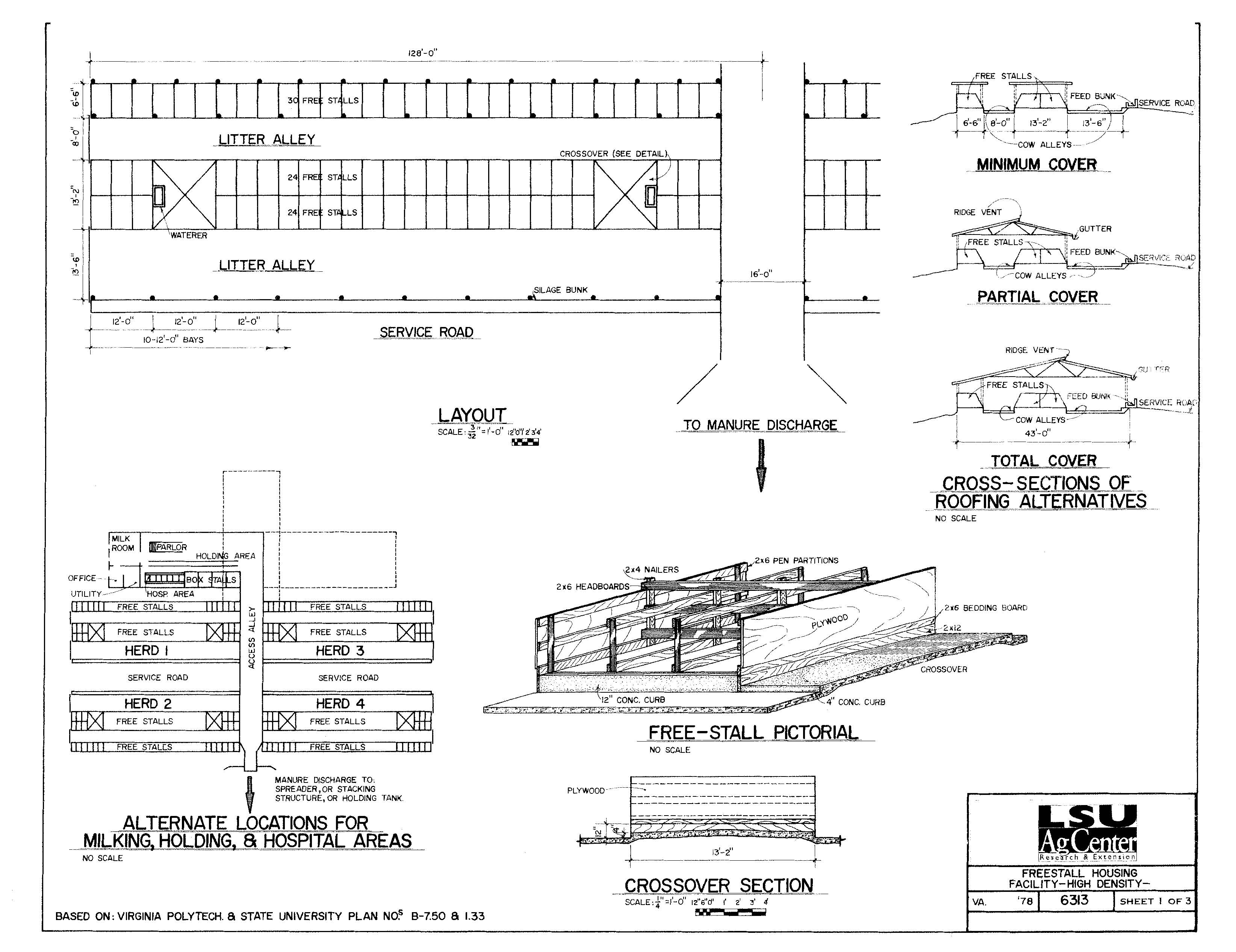 Free-stall Housing - High Density