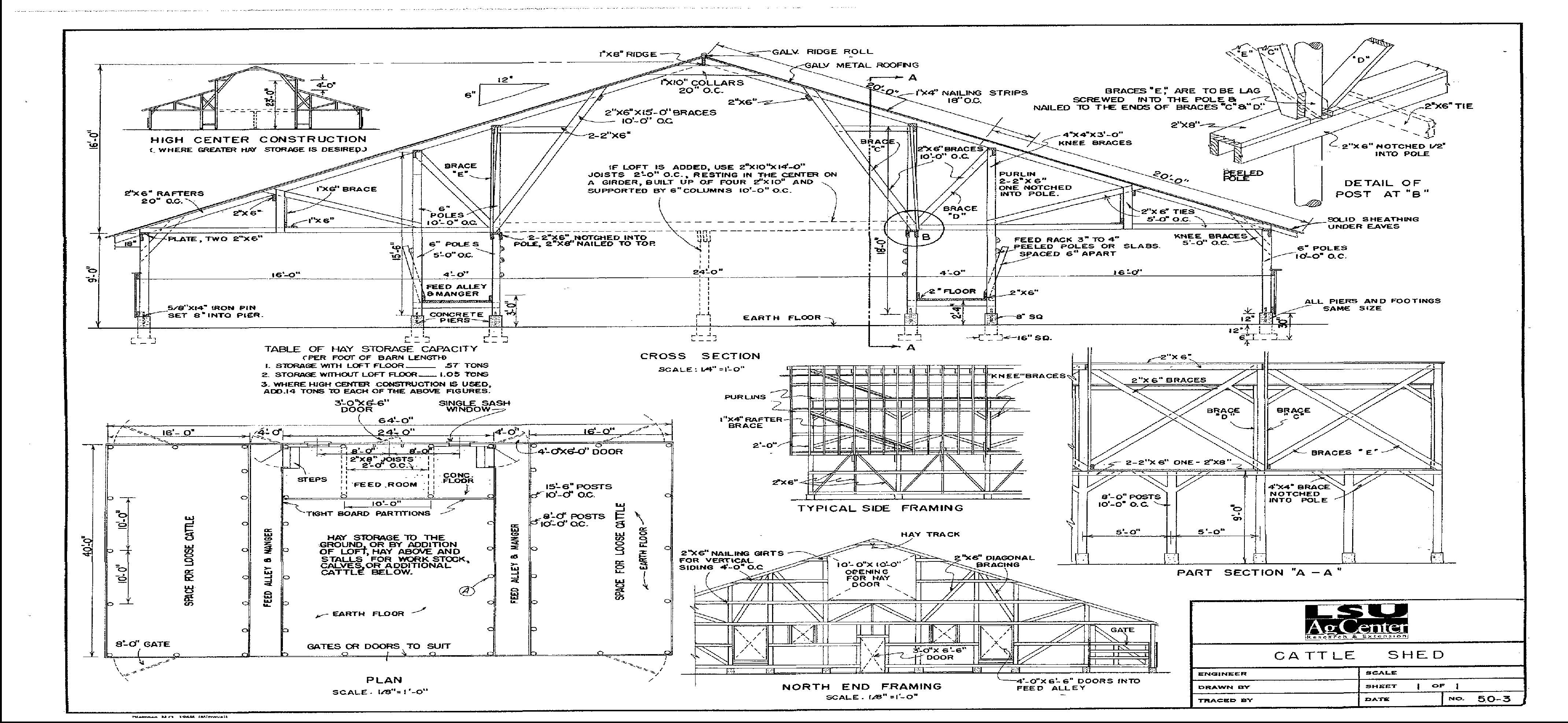 Cattle Shed (40 X 64)