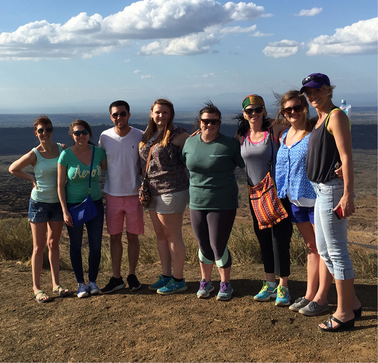 A group of LSU College of Agriculture students visited Volcano Masaya in Nicaragua during spring bre