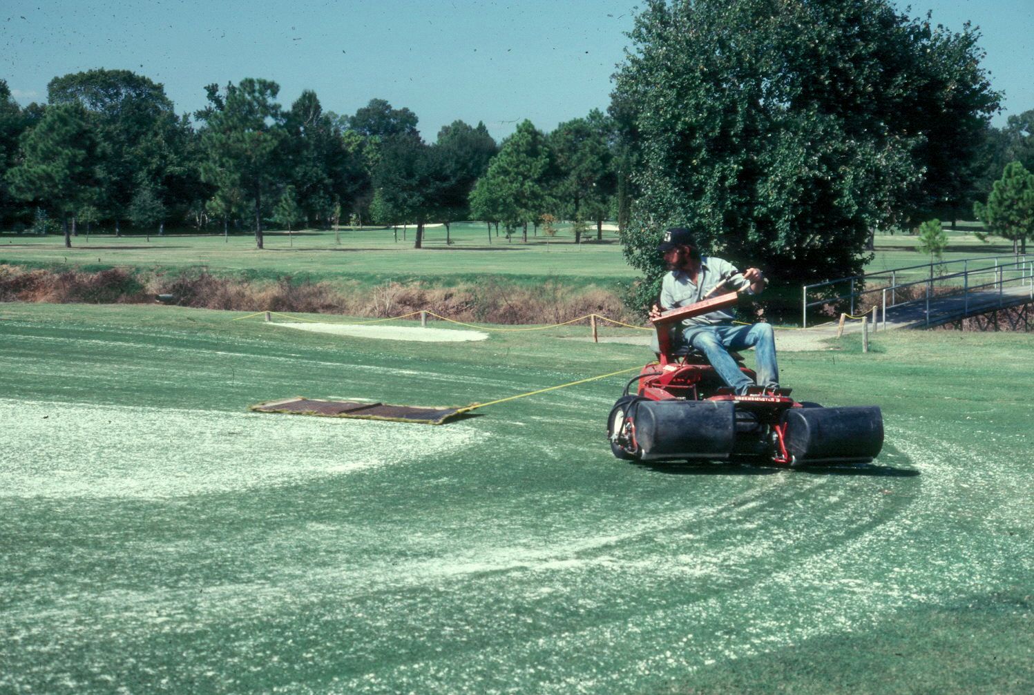 Topdressing Turfgrass Sod