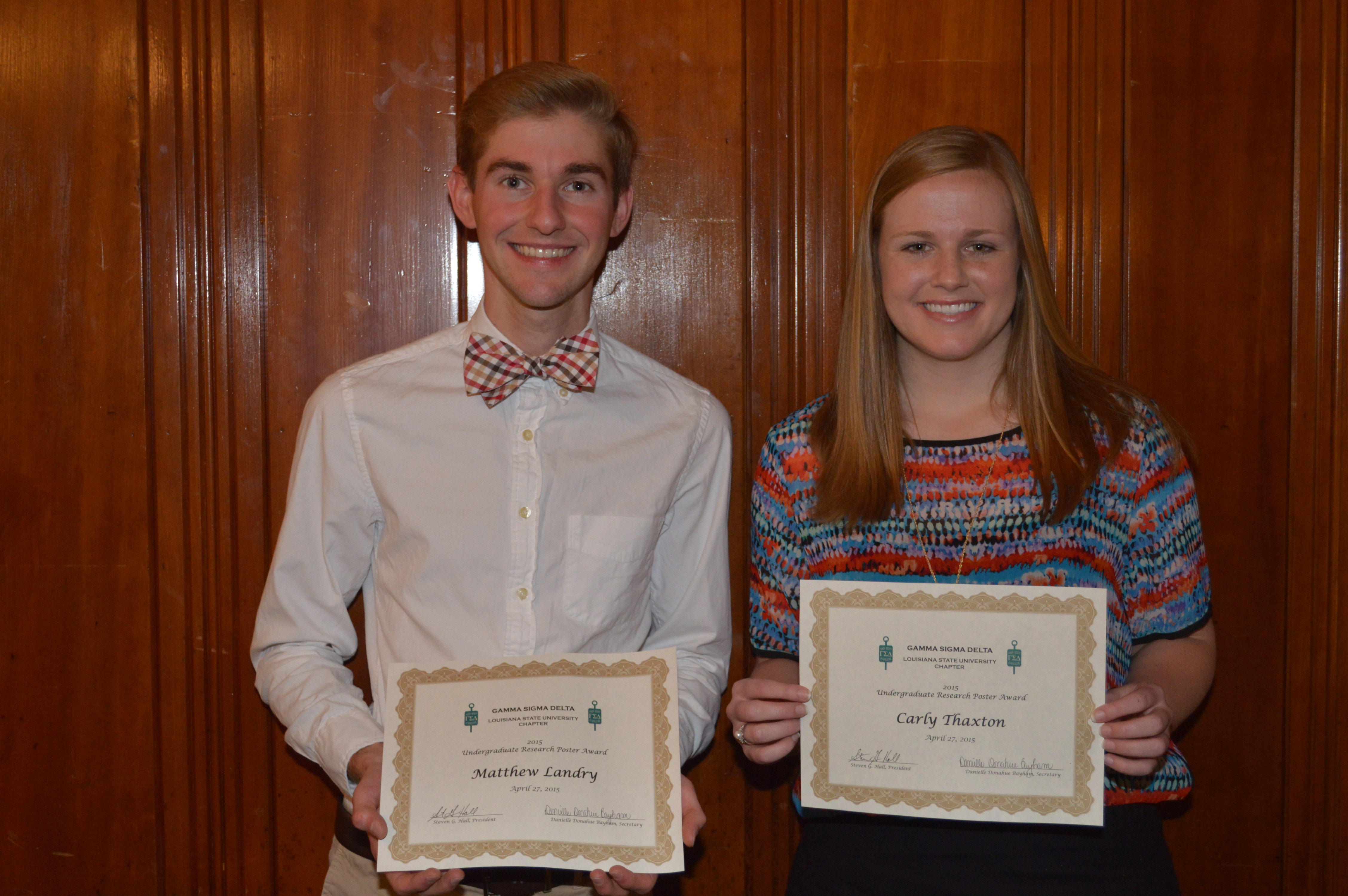 Images from 2015 Gamma Sigma Delta Awards Luncheon