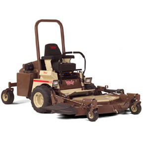 ZTR mower with front-mount deck