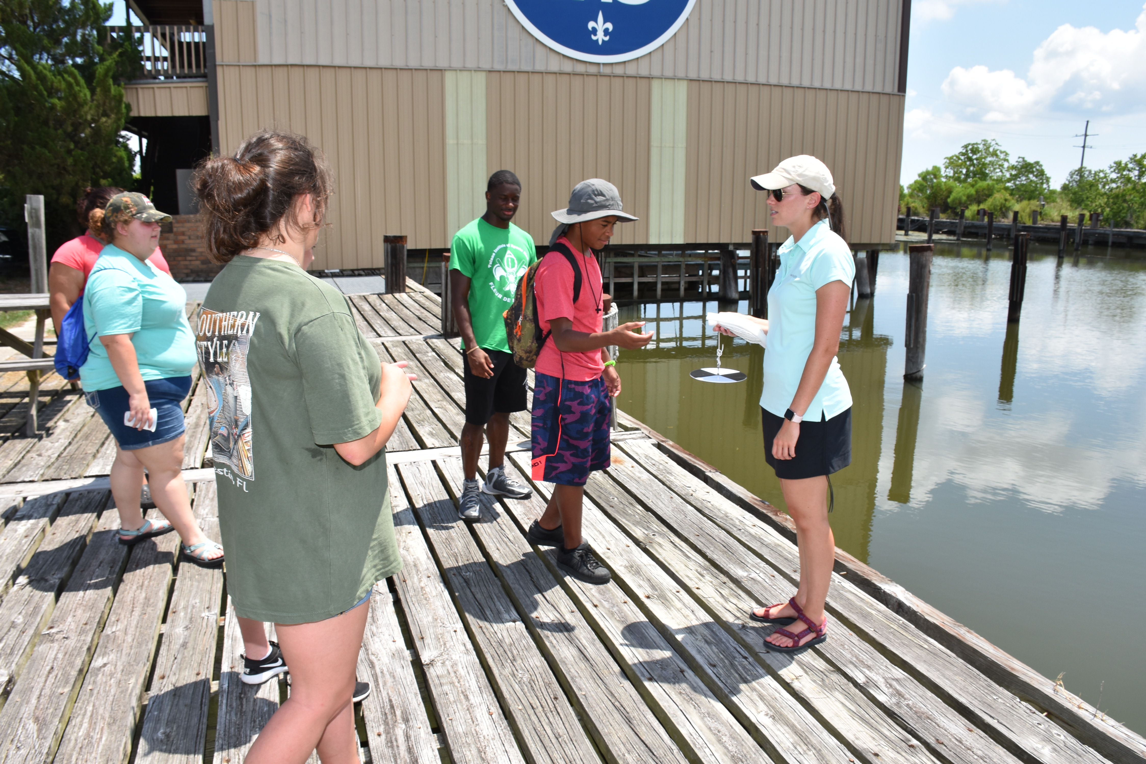 Youth hear ecology lessons at wetlands camp