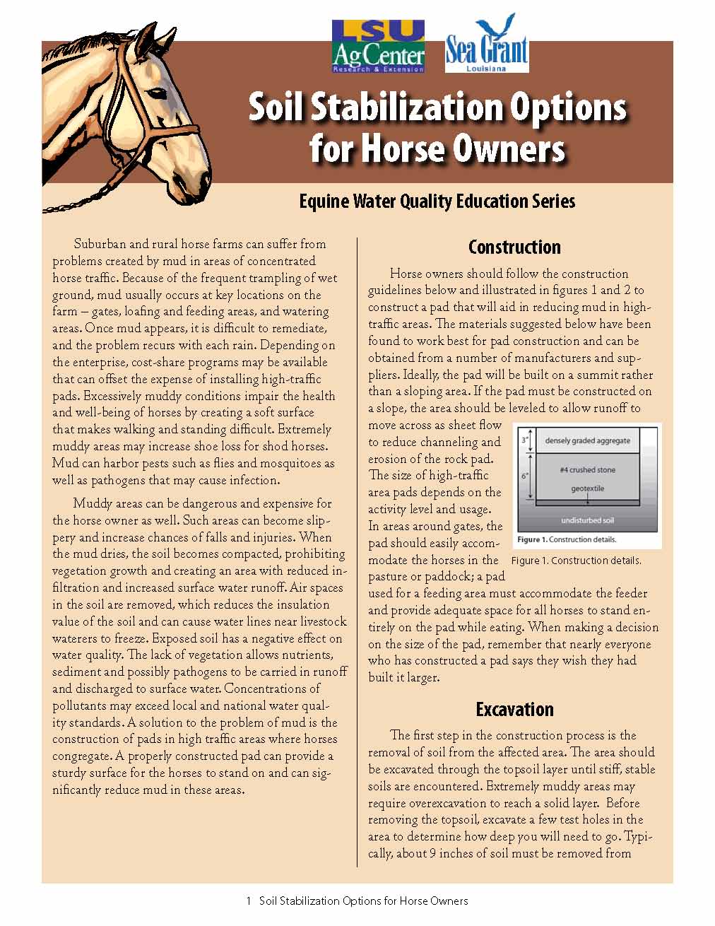 Soil Stabilization Options for Horse Owners