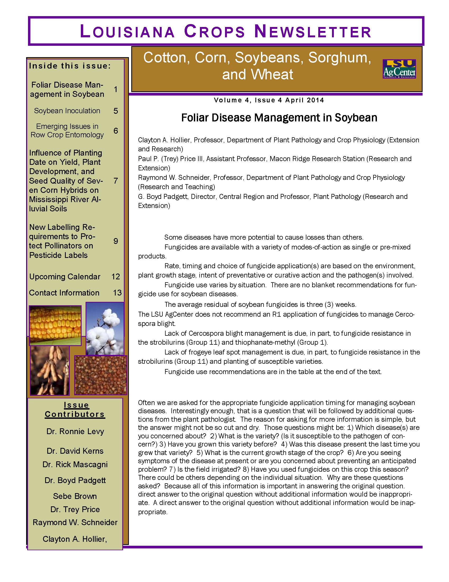 Volume 4, Issue 4 - April 2014