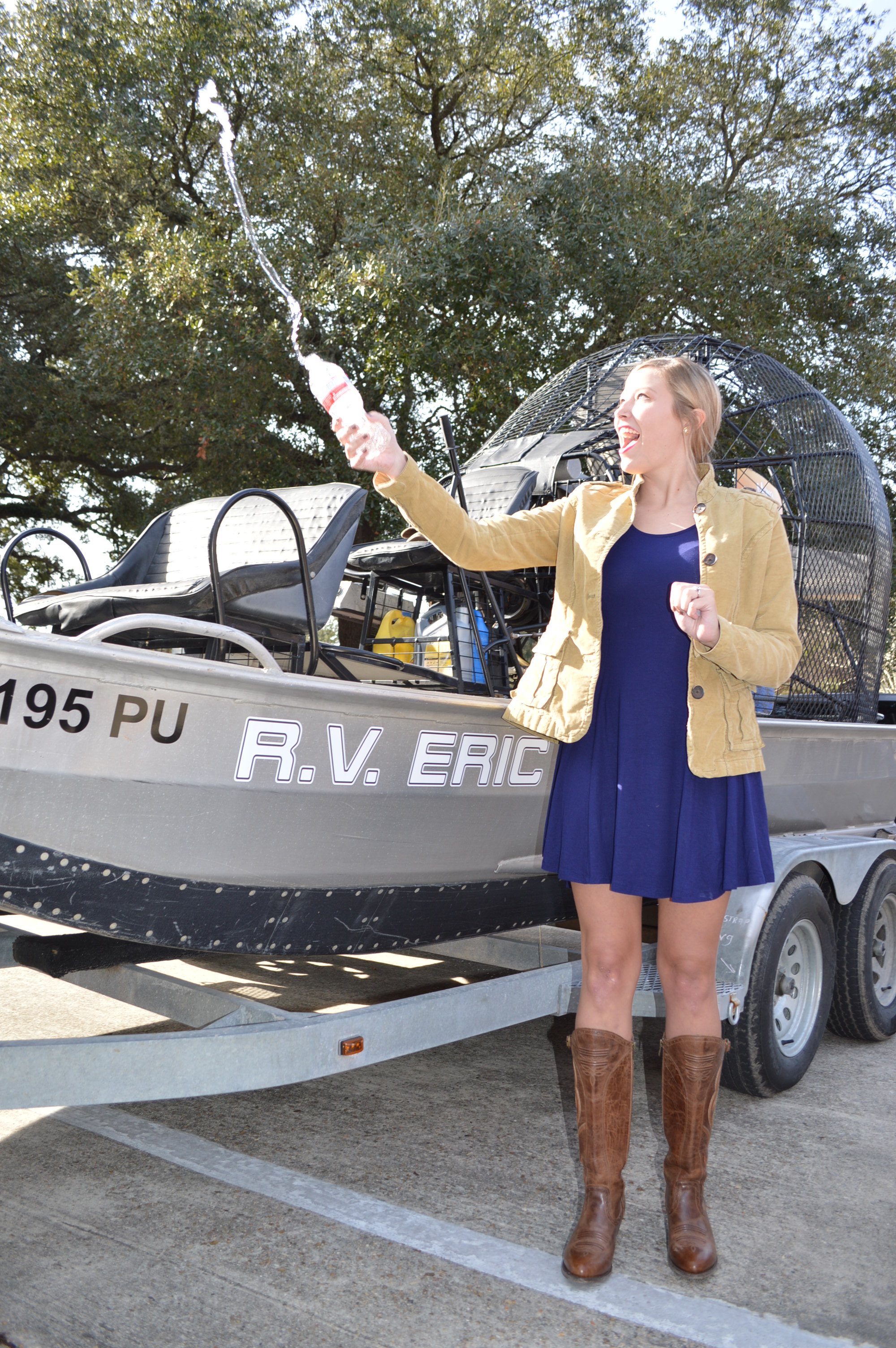 LSU College of Agriculture names airboat for late student