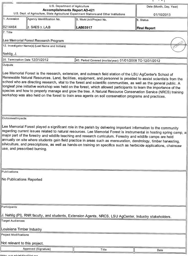 Archived Forests & Forest Products