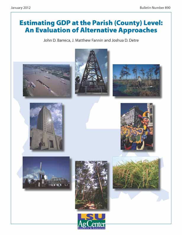 Estimating GDP at the Parish (County) Level: An Evaluation of Alternative Approaches
