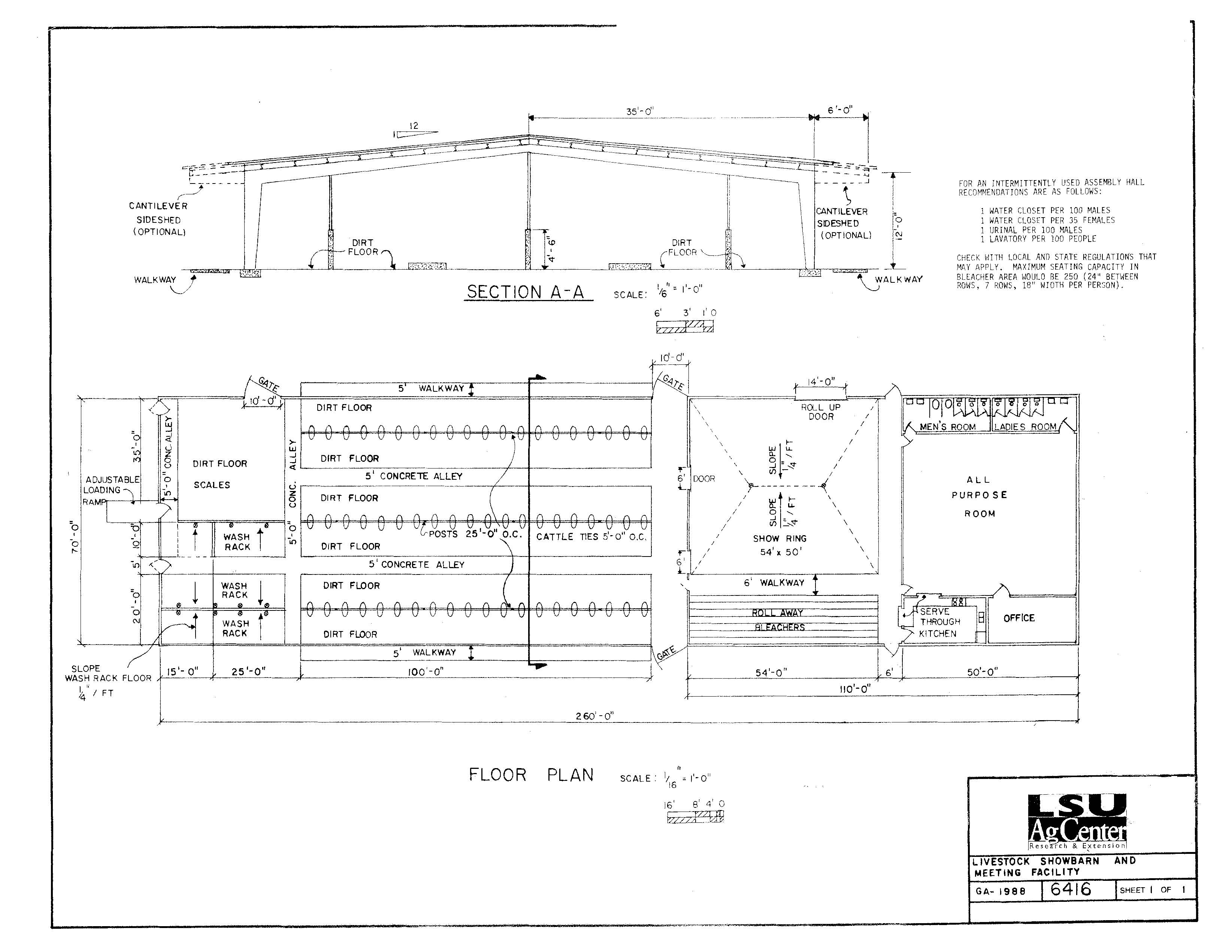 Livestock Showbarn and Meeting Facility