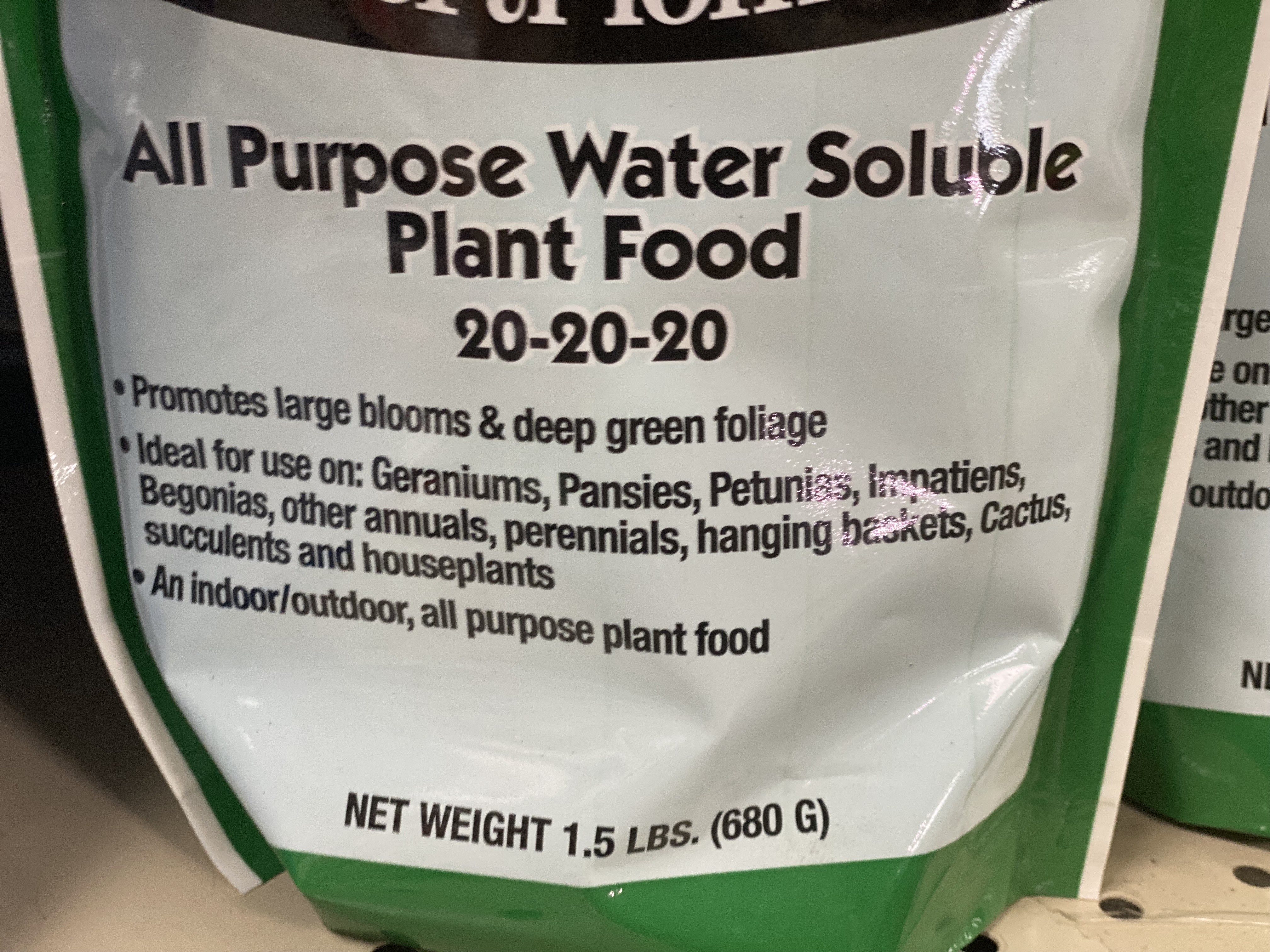 Plants can thrive when we fertilize