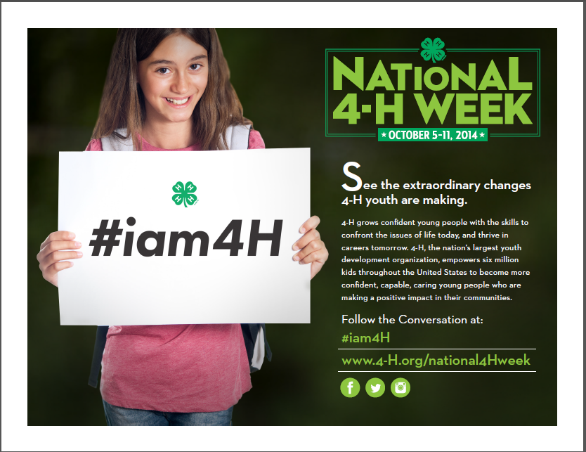 How to Celebrate National 4-H Week