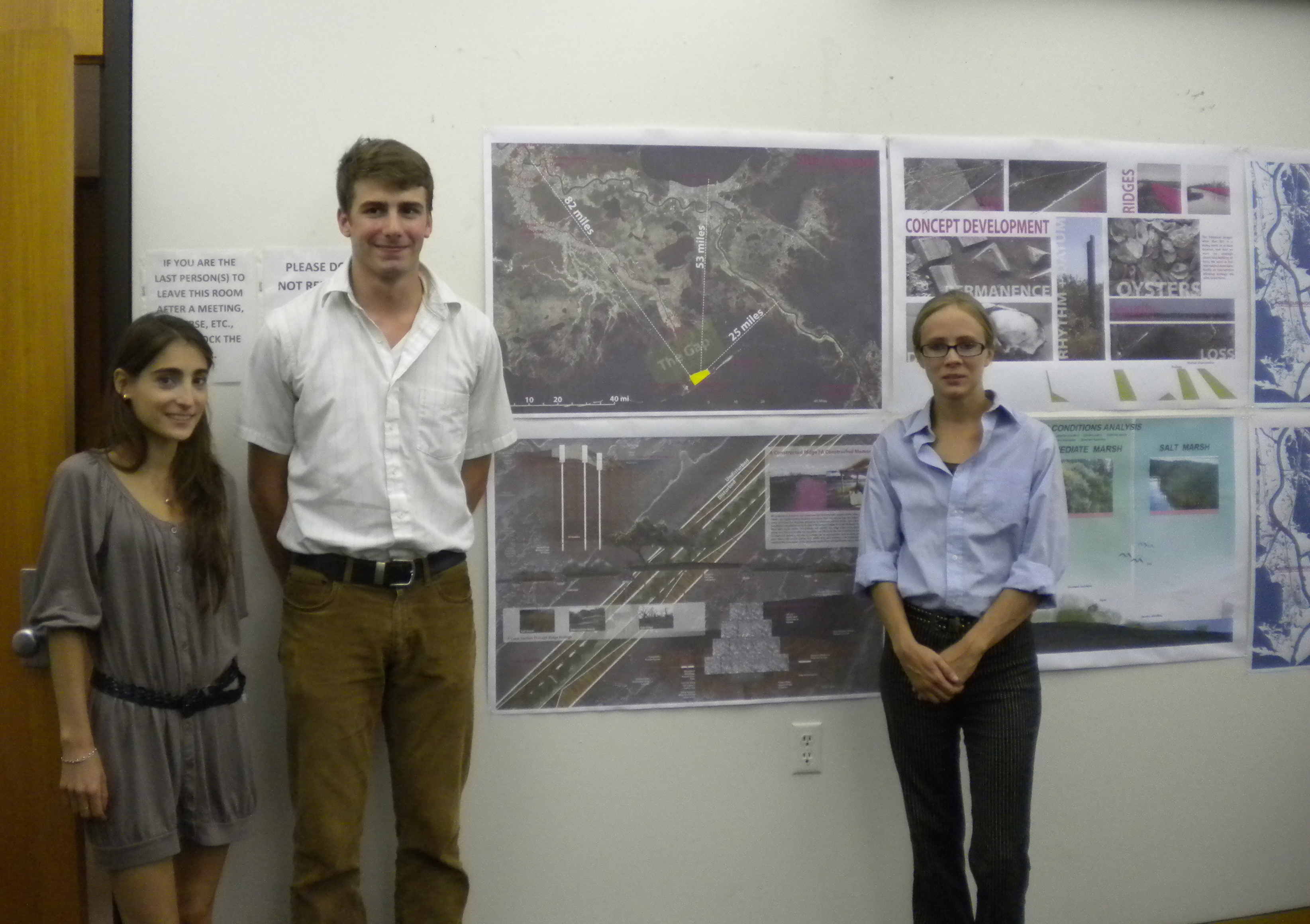 Students present their projects.