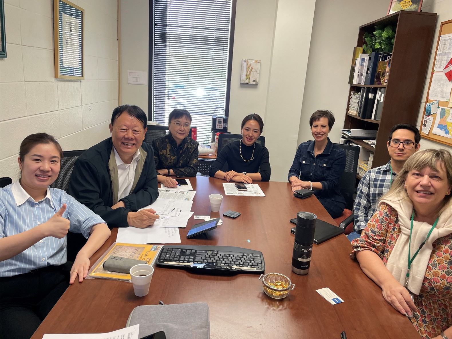 International Delegation Visits Audubon to Discuss Sweet Sorghum Collaboration 