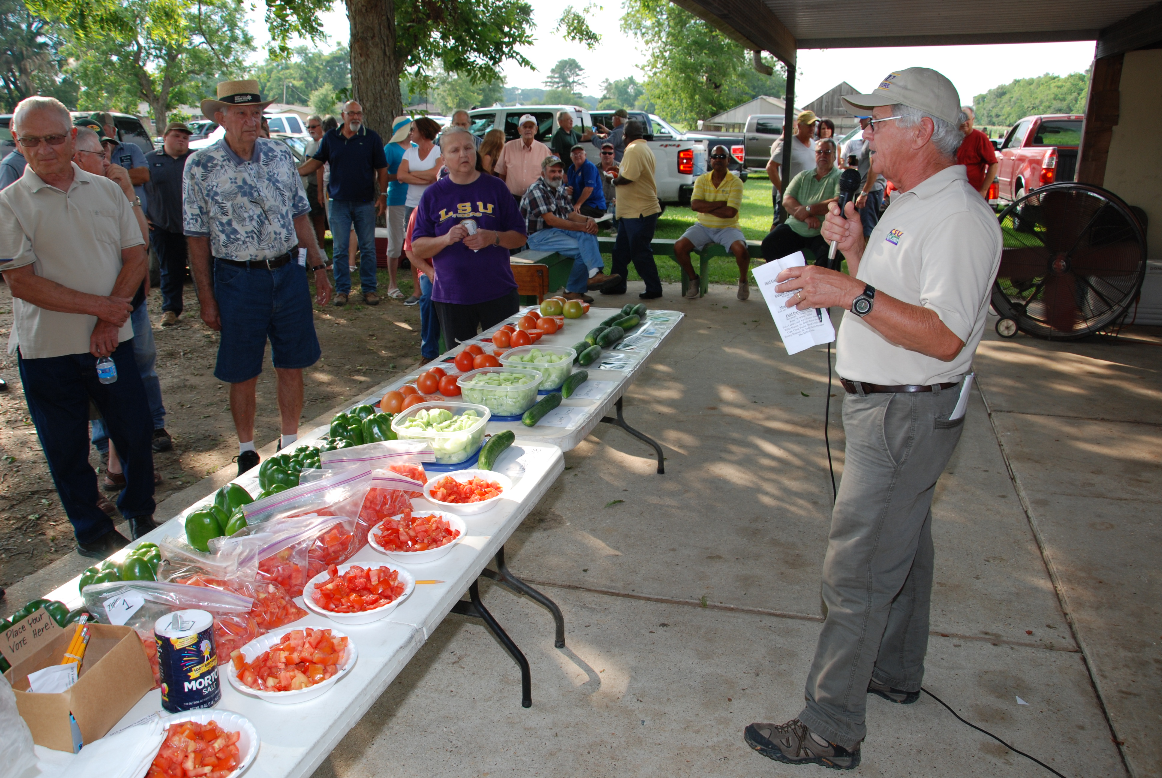 Tomato field day brings community together