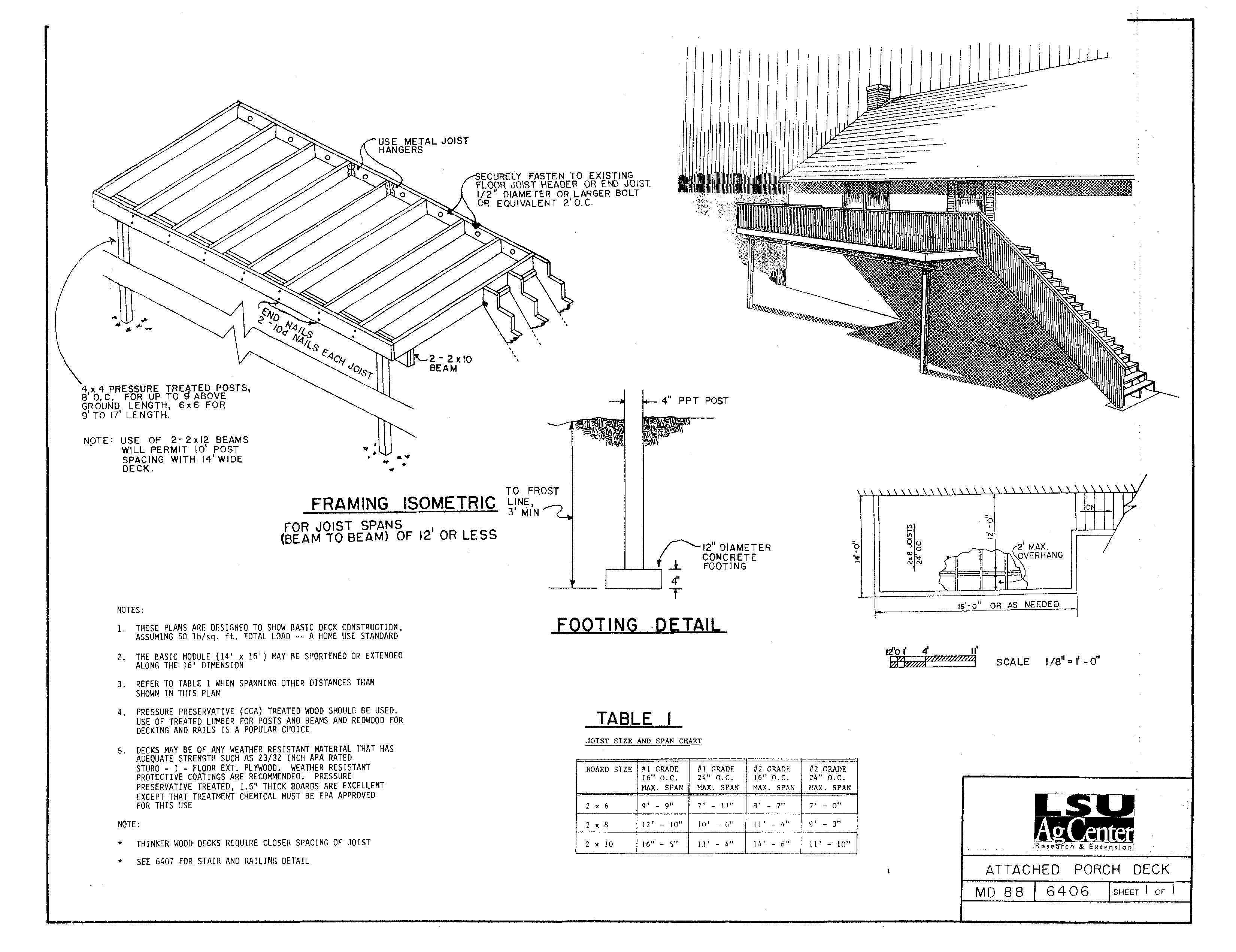 Attached Porch Building