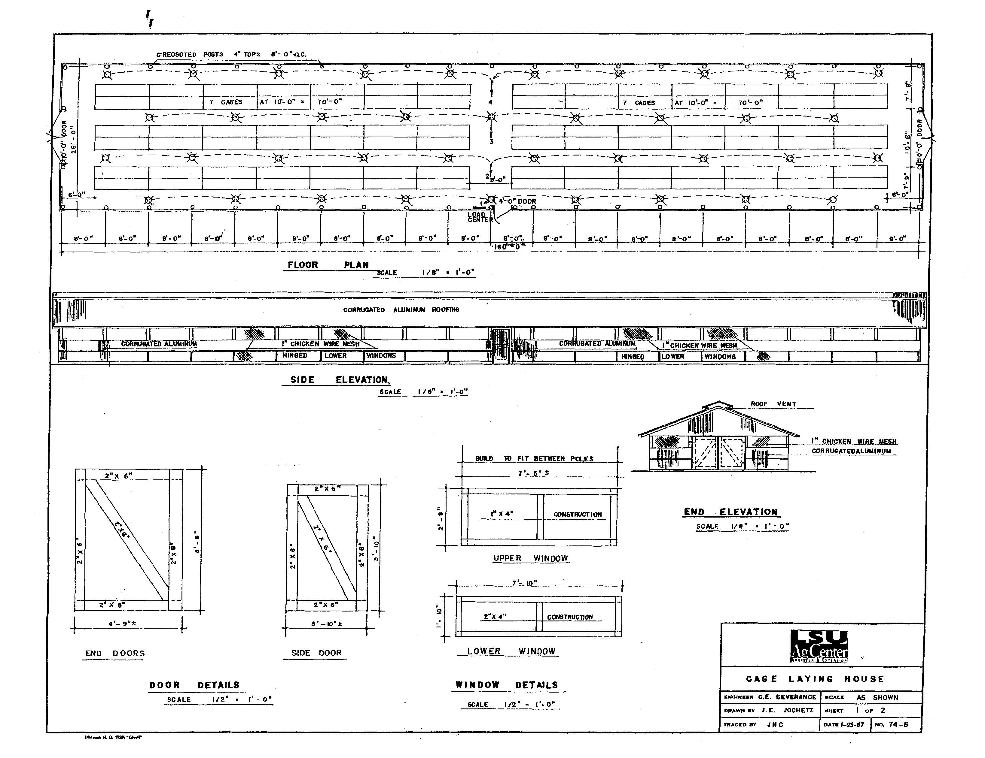 Cage Laying House