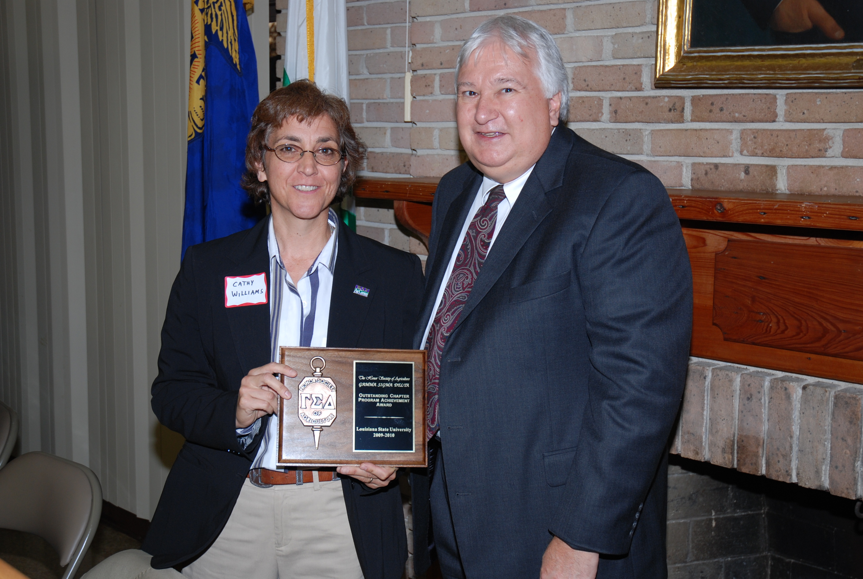 Gamma Sigma Delta Receives National Award at Fall Initiation